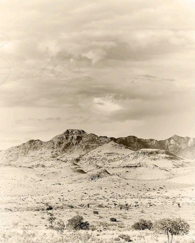 On a Lost Highway — sepia photograph