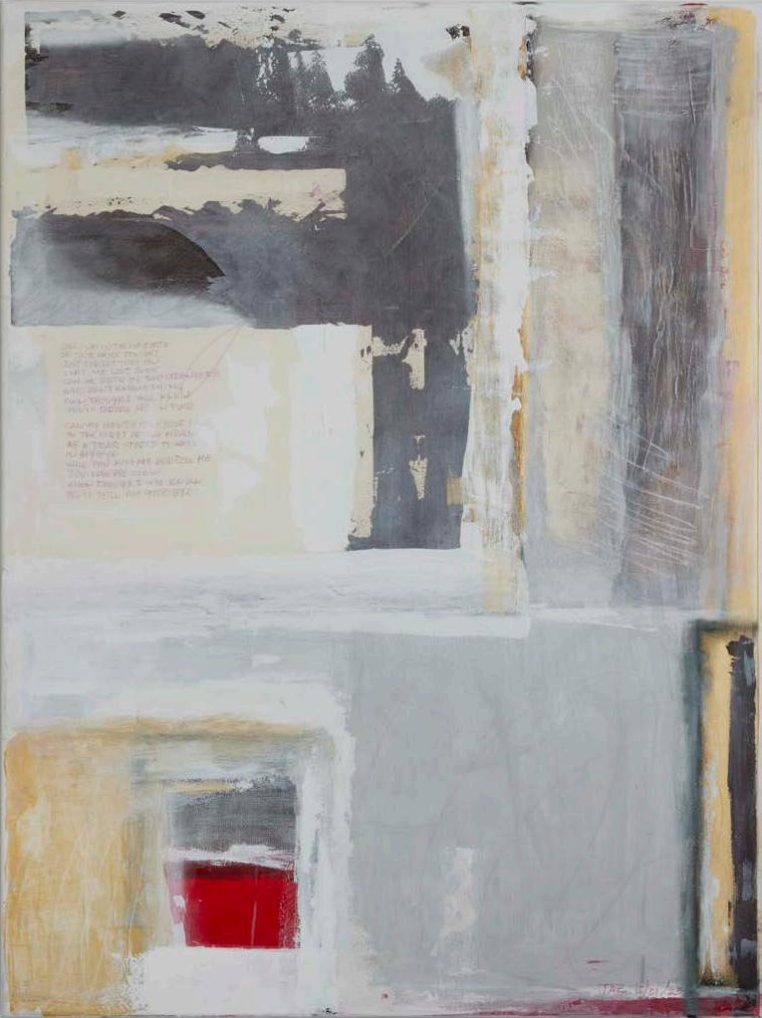 What Once Was — chalk, metallic, charcoal, colored pencil